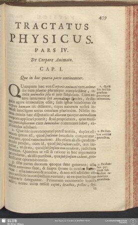 Pars IV. De Corpore Animato