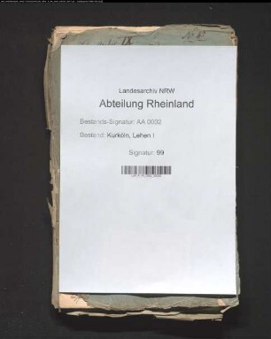 Lehnprotokolle des Erzstifts Köln