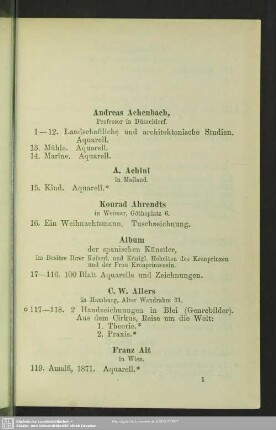 A [Achenbach - Aureli]