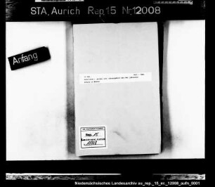 Schullokal, -gelder und -lehrergehalt bei der jüdischen Schule in Weener