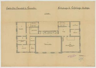 Thiersch, Friedrich von; München; Haus für Handel und Gewerbe - Heizung, Lüftung (Grundriss 2. OG)