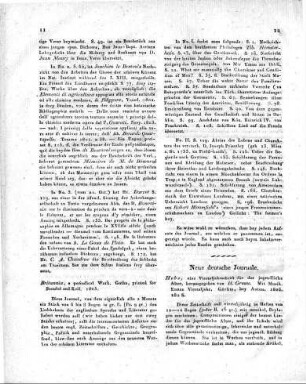 Neue deutsche Journale.