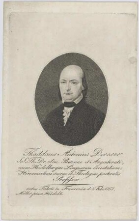 Bildnis des Thaddaeus Antonius Dereser