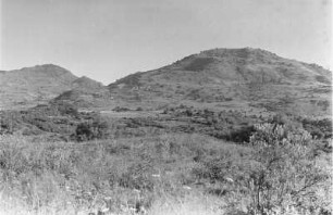 Basaltberge bei Gonder : Blick auf Basaltberge nördlich von Gonder.