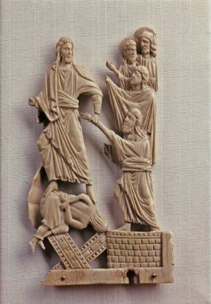 Relieftafel mit der Höllenfahrt Christi, Fragment
