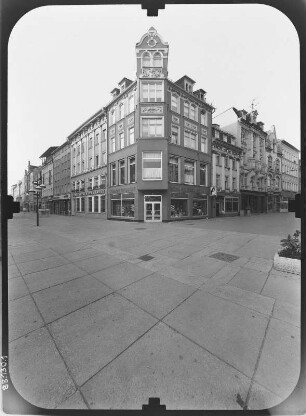 Gera, Sorge. Wohnhaus mit Laden (Schuhe exquisit). Eckansicht