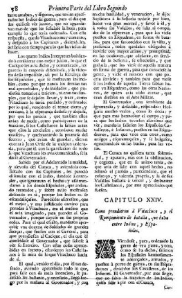 Cap. 24. Como prendieron à Vitachuco, y el Rompimiento de Batalla, que huvo entre Indios, y Españoles.