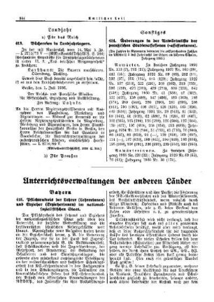 Änderungen in der Anwärterliste der preußischen Studienassessoren (-assessorinnen) : [Sonstiges] ; [Amtliche Erlasse] ; [Amtlicher Teil]