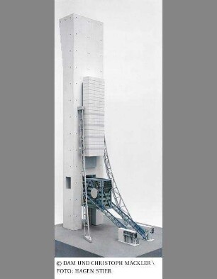 Projekt Frankfurt (Hochhaus Eschersheimer Landstrasse) - Modell des Gesamtgebäudes