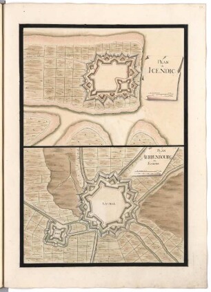 Plan d' Aerdenbourg en Flandre