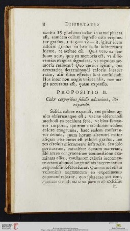 Propositio II