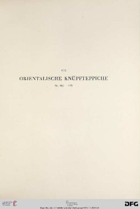 Orientalische Knüpfteppiche (Nr. 462-476)