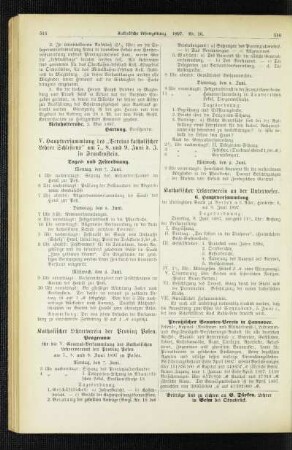 Katholischer Lehrerverein an der Unterweser : 6. Hauptversammlung