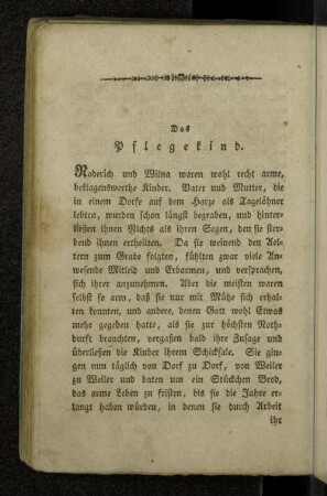 Das Pflegekind.