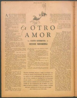 El otro amor : Un cuento sentimental de Vicente Troubridge