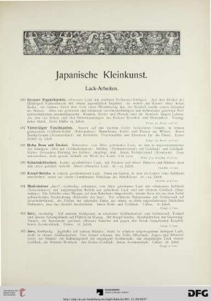 Japanische Kleinkunst (Nr. 386-547)