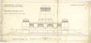 Pfann, Paul; Nürnberg; Prinzregent-Luitpold-Denkmal - Ansicht