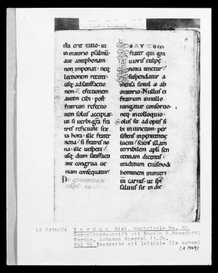 Folio 90 : Initiale I