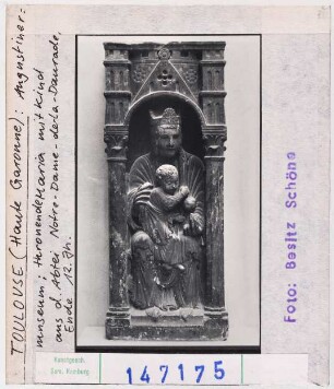 Toulouse: Augustinermuseum, Madonna aus Daurade