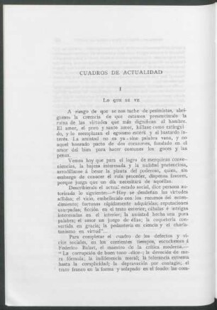 Cuadros de actualidad