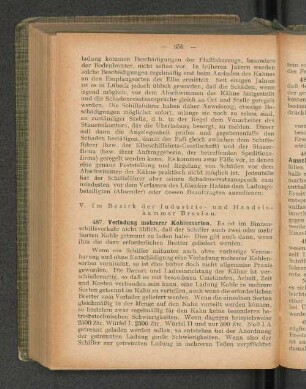 V. Im Bezirk der Industrie- und Handels-kammer Breslau.