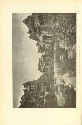 Fig. 42. Vue prise de la cour du second étage d'Angkor