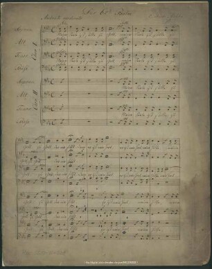 Meine Seele ist stille zu Gott - Mus.5530-E-531 : V (4), Coro (2) - E|b