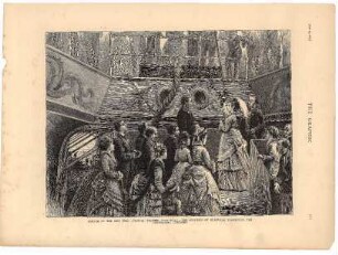 Launch of the new Twin Channel Steamer "Castalia" - The Countess of Granville Performing the Christening Ceremony