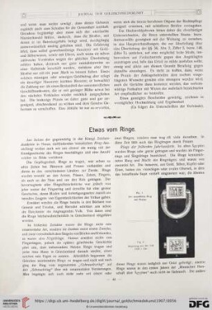Etwas vom Ringe
