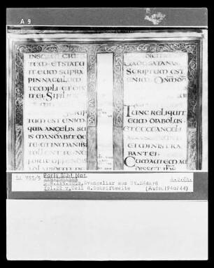 Evangeliar aus Saint-Médard in Soisson — Evangeliar aus Saint-Médard in Soisson, Folio 22versoTextblatt