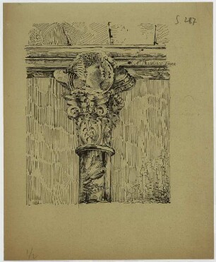 S. Francisco zu Evora, Kapitell von der Loge im Chor