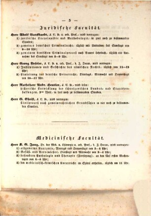 Verzeichnis der Vorlesungen. 1837. SH.