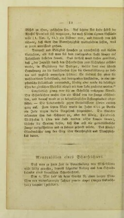 Memorabilien eines Scharfrichters