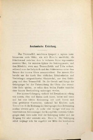 Ueber Trommelfell-Perforationen