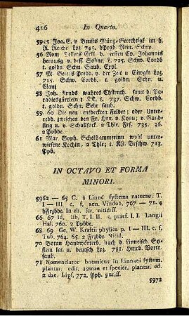 In Octavo Et Forma Minori.