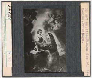 Bartolomé Estéban Murillo: Vision des Heiligen Antonius. Leningrad, Eremitage (Stoedtner-Nr. 82407)