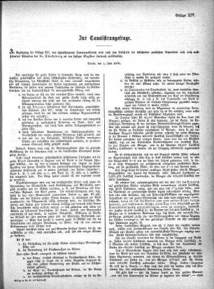 1870,14: Zur Canalisirungsfrage