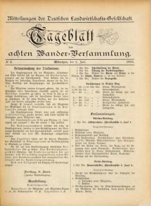 Tageblatt der ... Wander-Versammlung, 8. 1893