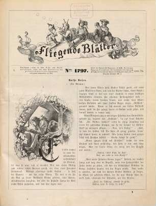 Fliegende Blätter, 72 = Nr. 1797 - 1822. 1880