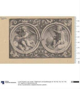 7 Blatt Hoch- und Querfüllungen: B. 160-162, 164, 167, 169, 171.