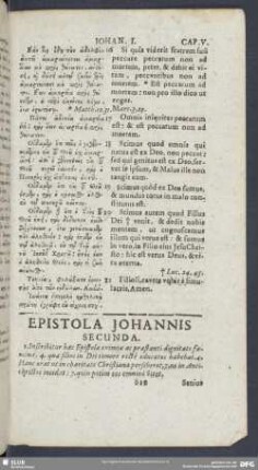 Epistola Johannis Secunda