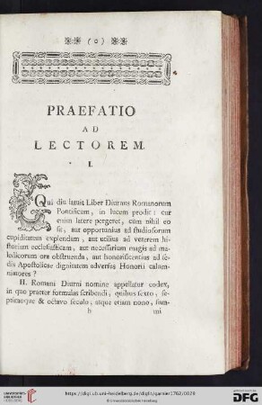 Praefatio ad lectorem