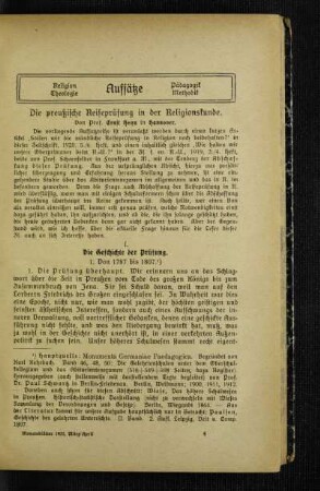 ¬Die¬ preußische Reifeprüfung in der Religionskunde