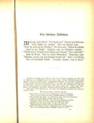 Vor Gleims Hüttchen.