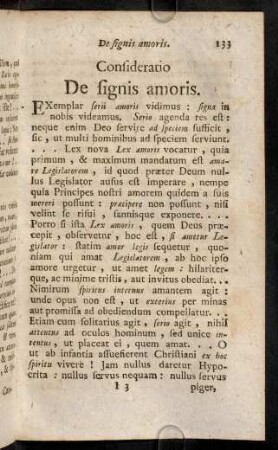 133-147, Consideratio De signis amoris.