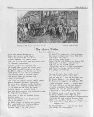 Die blauen Kleider.
