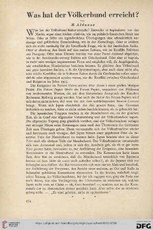 12: Was hat der Völkerbund erreicht?