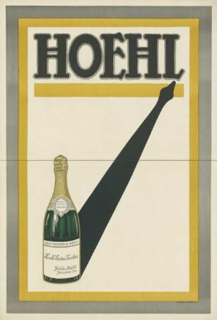 Hoehl. Deutscher Sekt Gebrüder Hoehl Geisenheim am Rhein