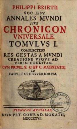 Annales mundi sive Chronicon universale, 1