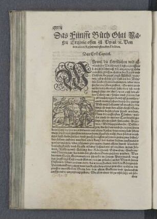 Das Fünfft Buch Olai Magni Ertzbischoffen zu Vspal rc. Von den alten Rysen vnd starcken Helden.